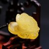 天然蜜蜡金包蜜三足金蟾挂件-红掌柜