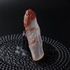 四川飘花南红竹节吊坠-红掌柜