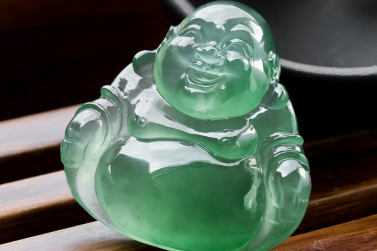 翡翠玉佛挂件