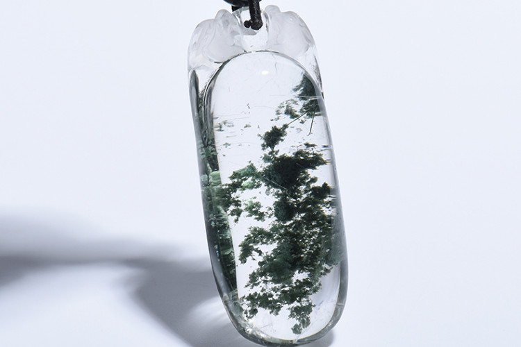 绿幽灵水晶吊坠