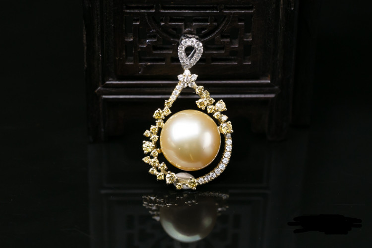 金珍珠,金珍珠吊坠,金珍珠吊坠图片,金珍珠吊坠真假